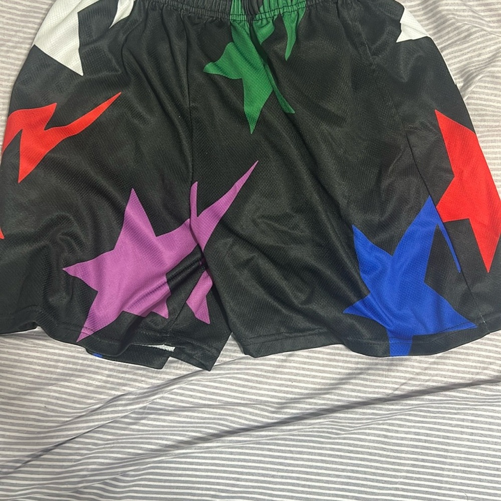 Multicolor Star Pattern Men's Shorts